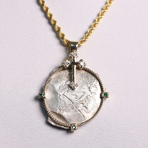 CROSS WITH DIAMONDS
